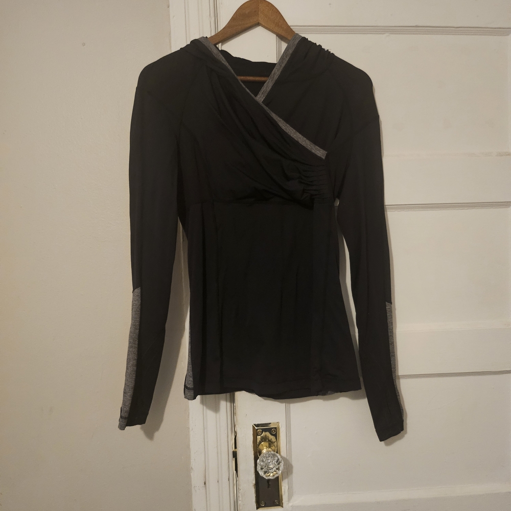 Lululemon Athletica Black and Gray Hoodie